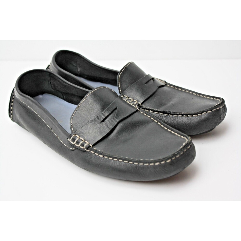 Cole Haan Men's Size 8B Driving Penny Loafers Casual Shoes Leather Black
